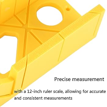 Mitre Box and Saw Set for Wood, Gypsum – Miter Box with 45